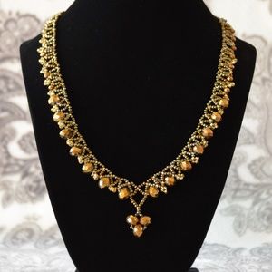 Vintage Style Beaded Necklace